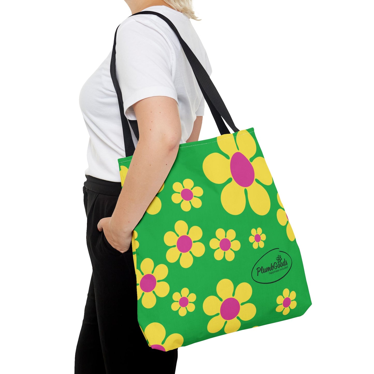 Yellow Daisies Tote .