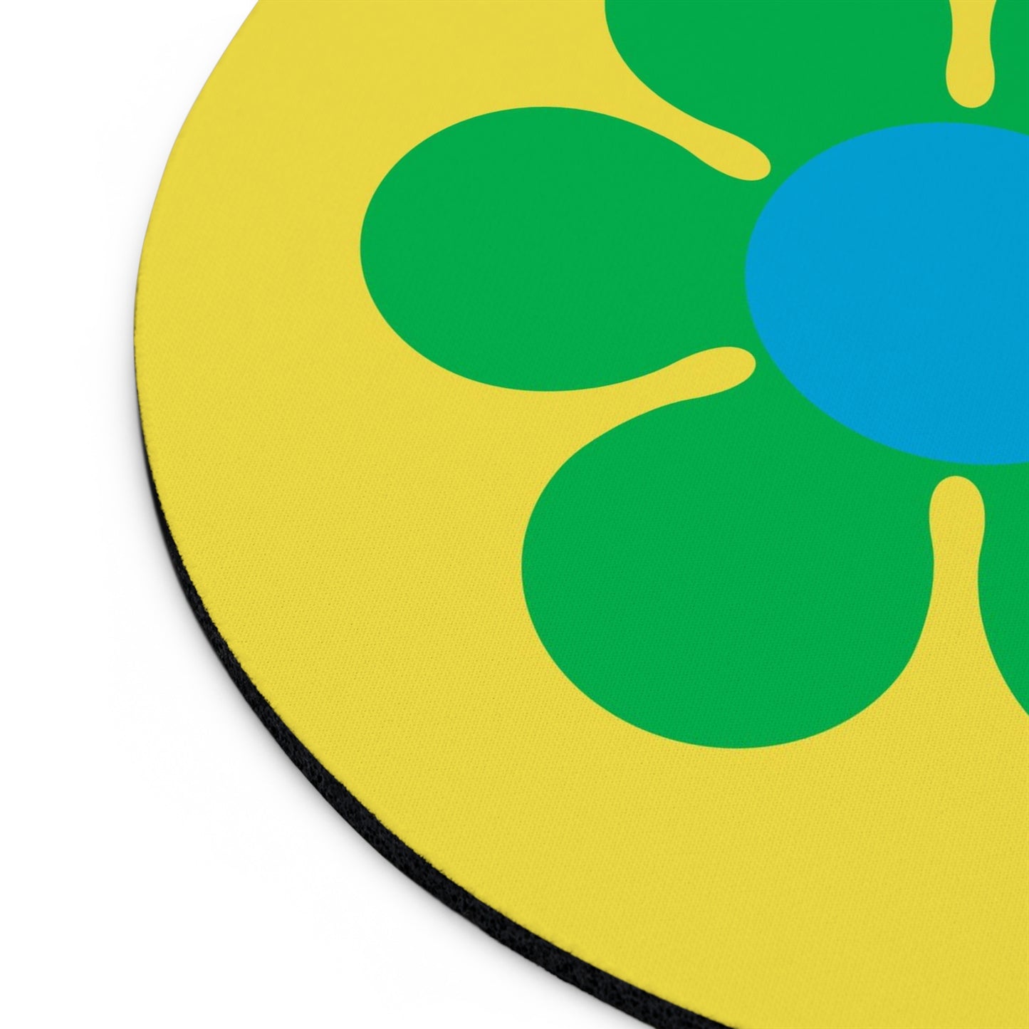 Mouse Pad Green Daisy