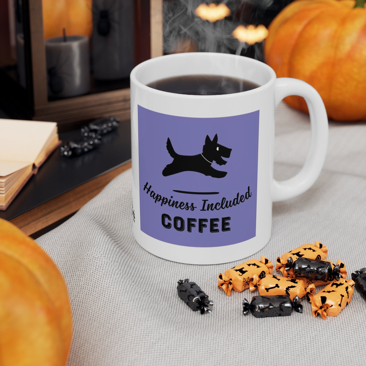 Happiness Included Coffee Mug Purple