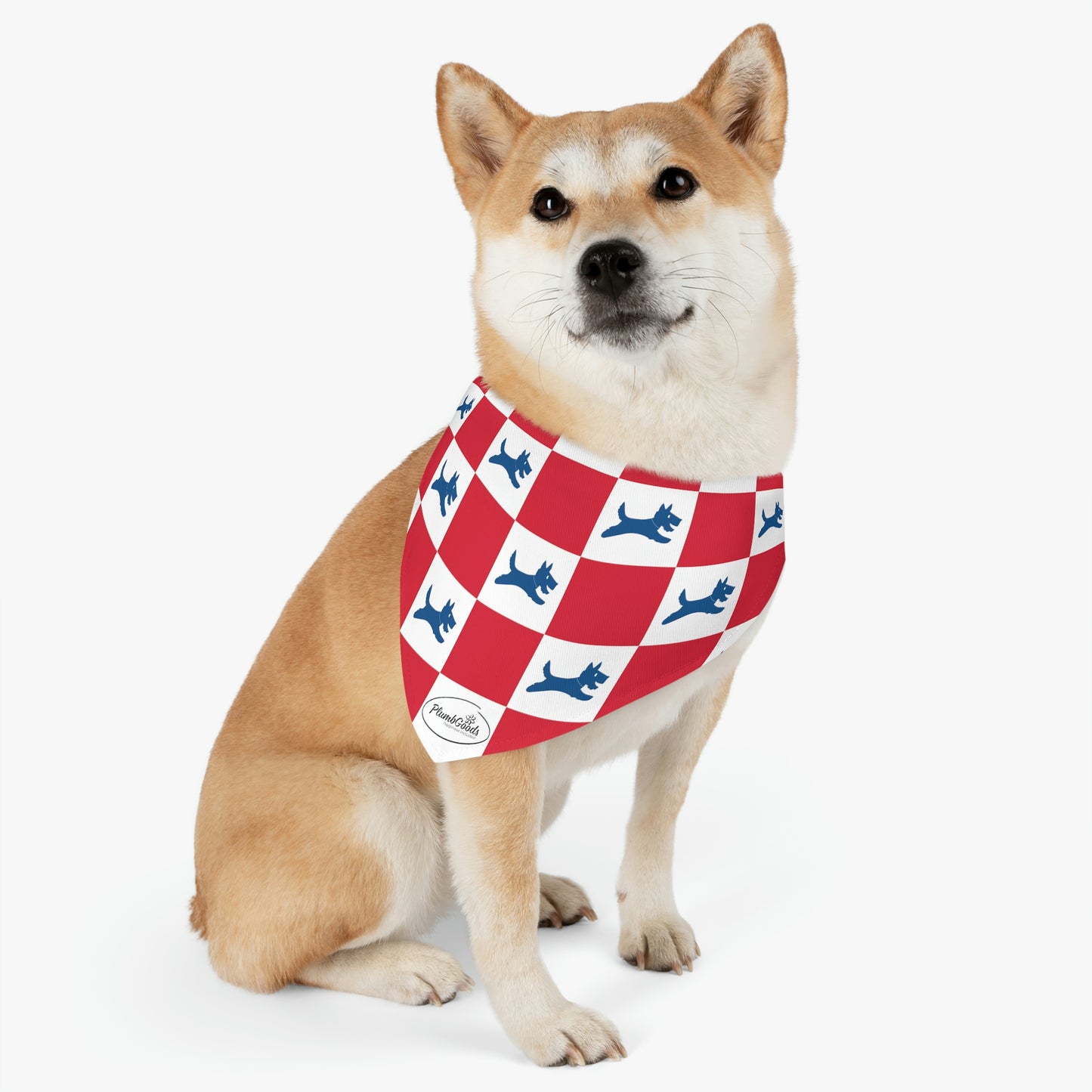 Perky's Pet Bandana Red and Blue