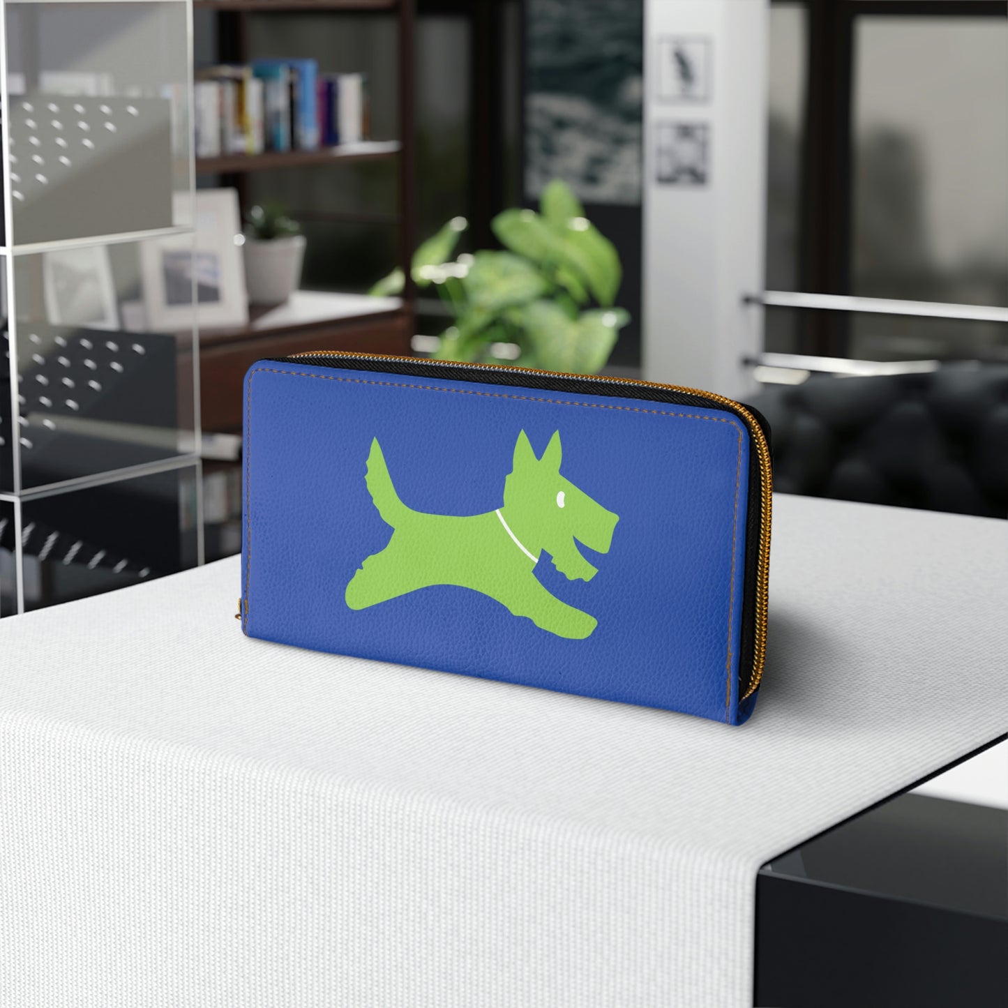 Perky's Zipper Wallet Green