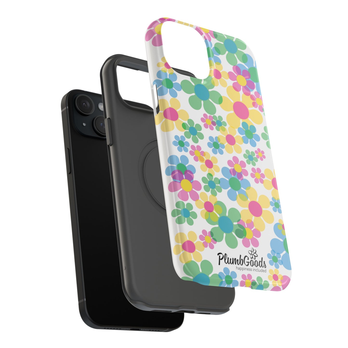 Impact-Resistant Floating Daises Case for Iphone & Samsung