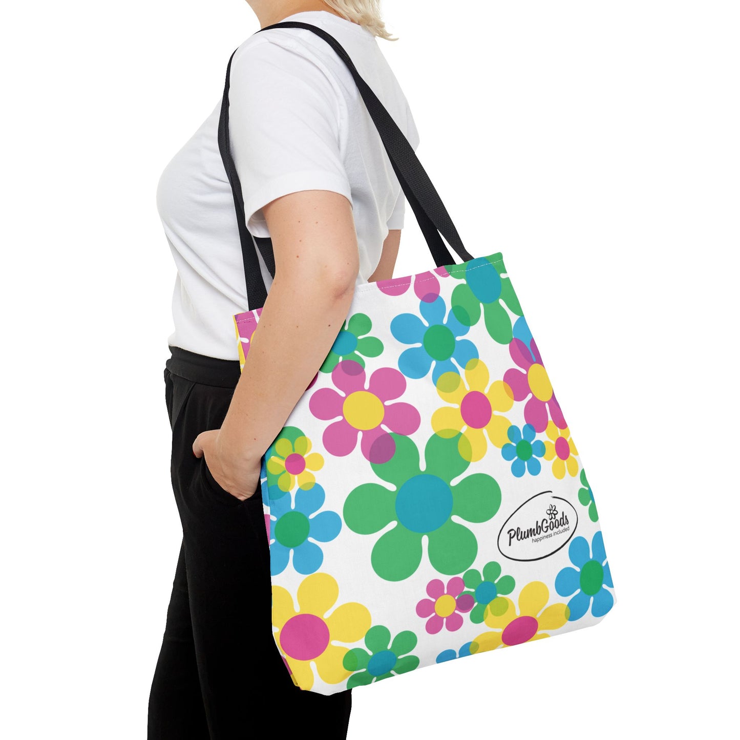 Floating Daisies Tote .