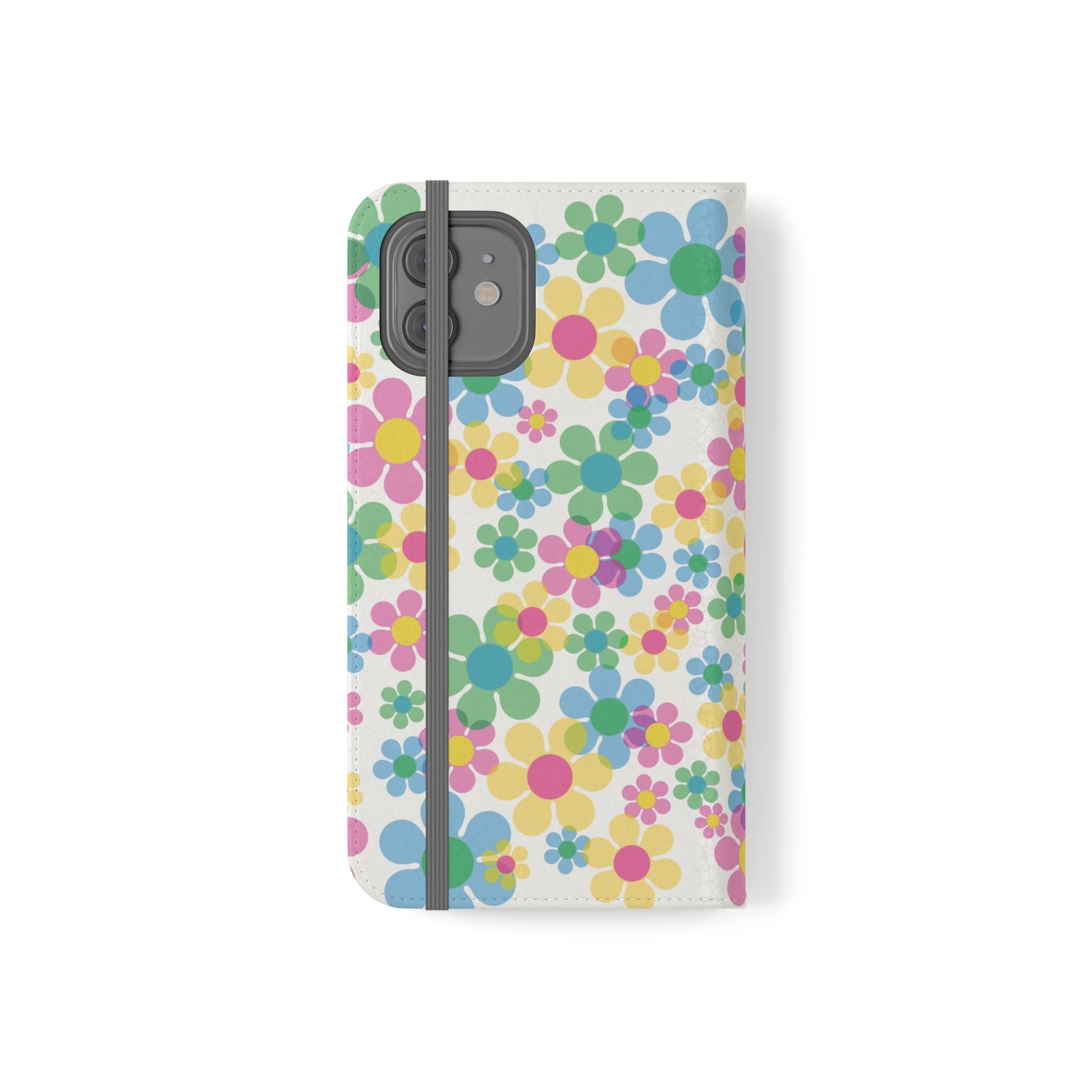 Flip Case for iPhone & Samsung Floating Daises