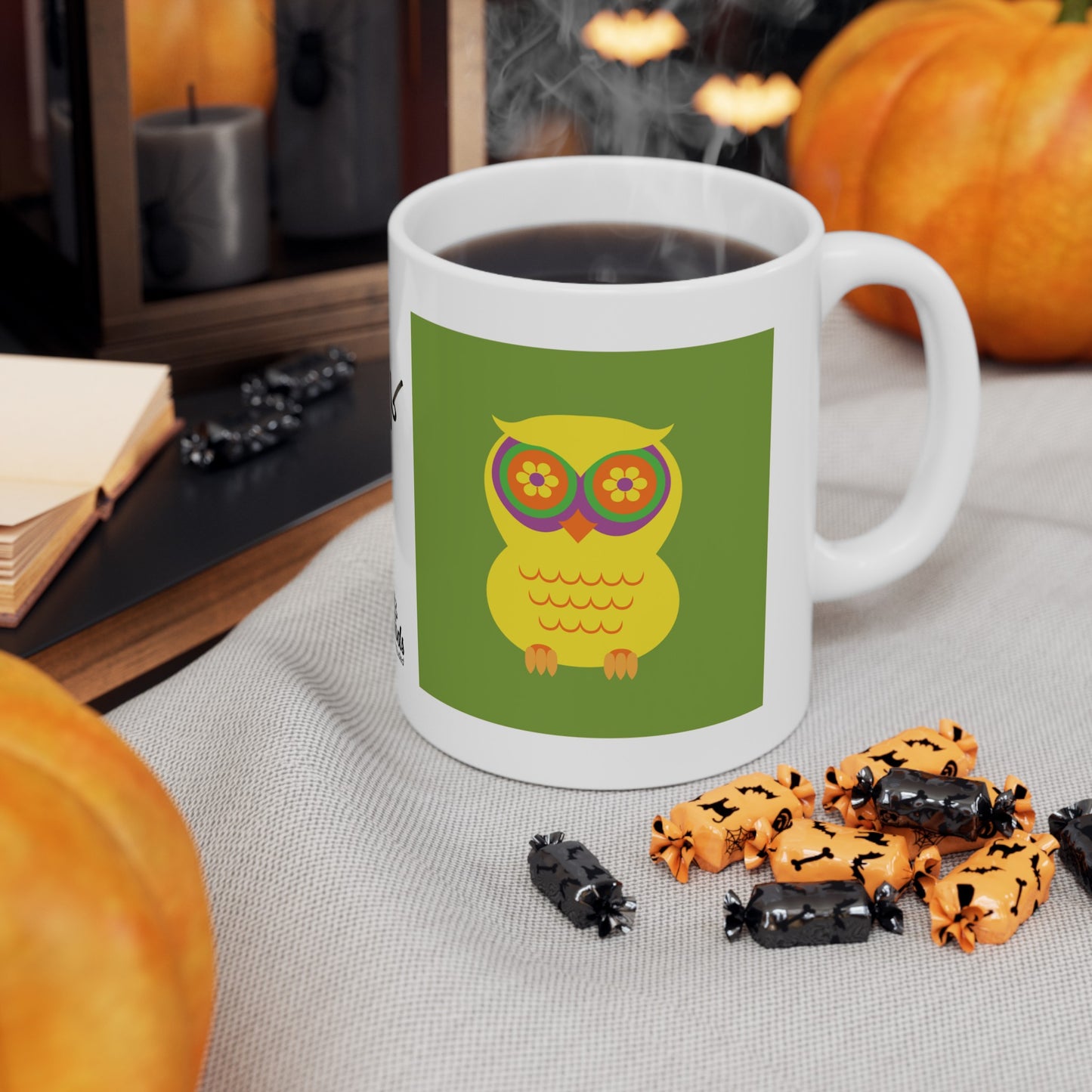 PlumbGoods Owl Mug Yellow