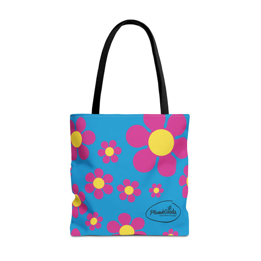 Pink Daisies Tote .