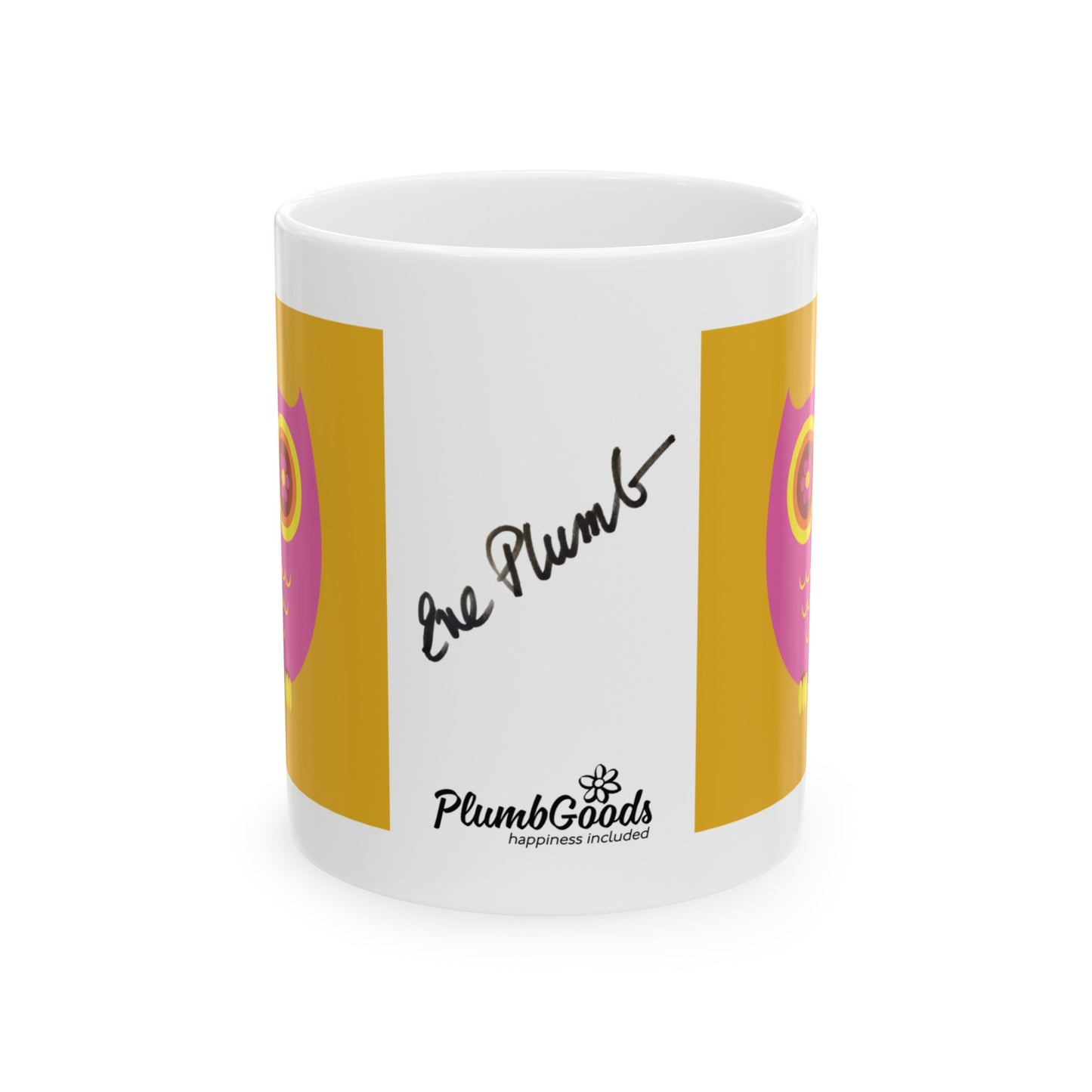 PlumbGoods Owl Mug Pink