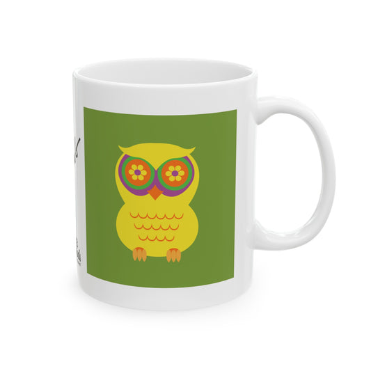 PlumbGoods Owl Mug Yellow
