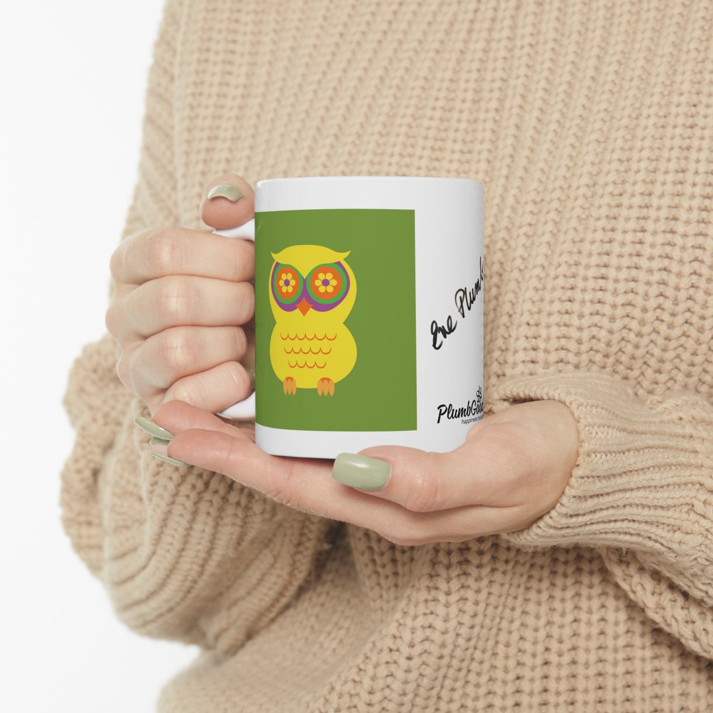 PlumbGoods Owl Mug Yellow