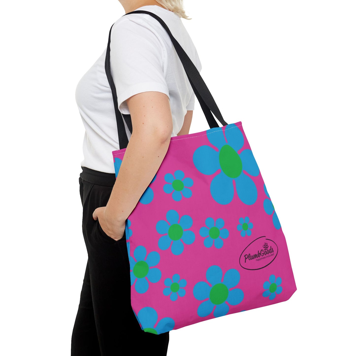Blue Daisies Tote .