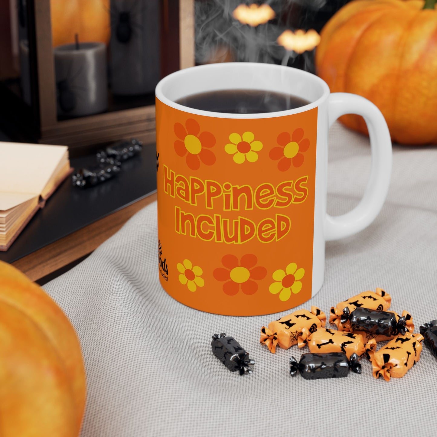 Happiness Included Mug 11 oz and 15 oz