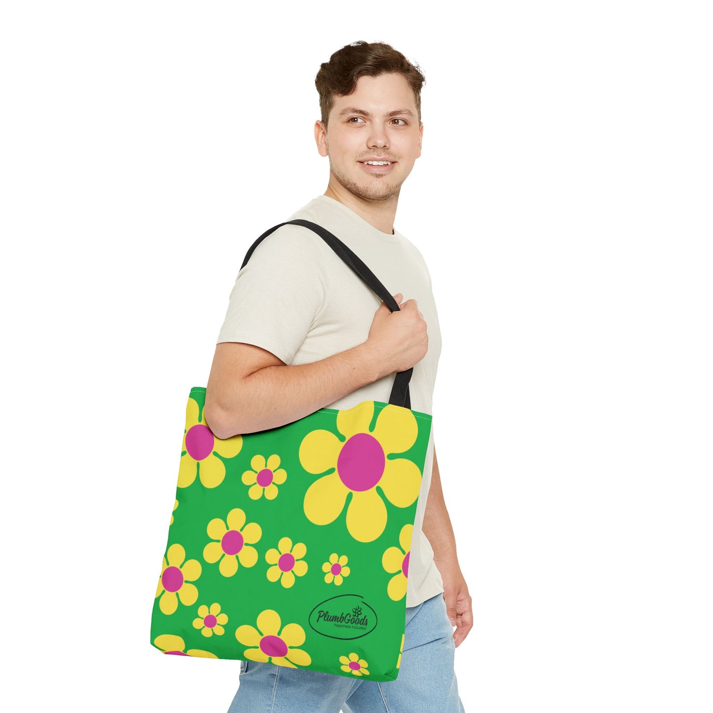 Yellow Daisies Tote .