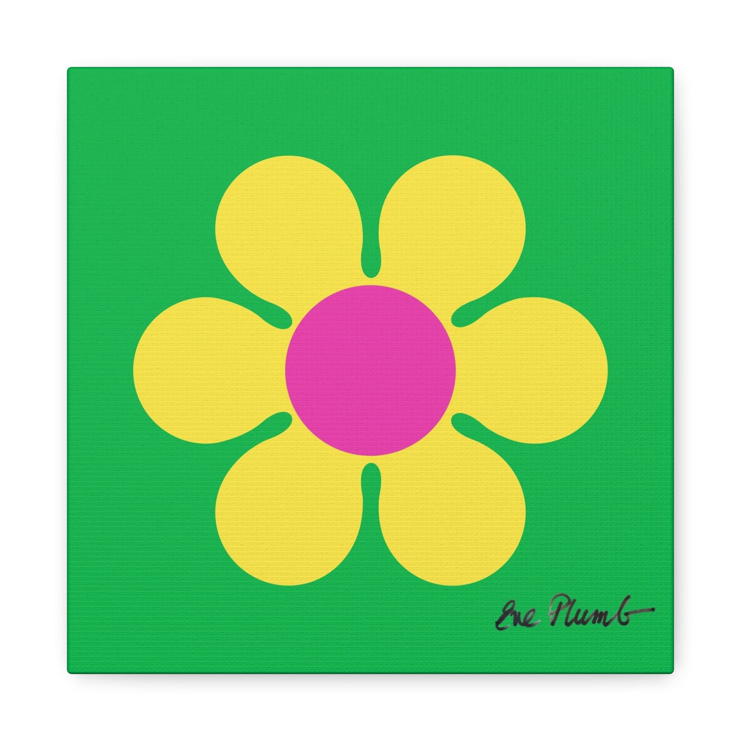 Canvas Gallery Wrap Yellow Daisy