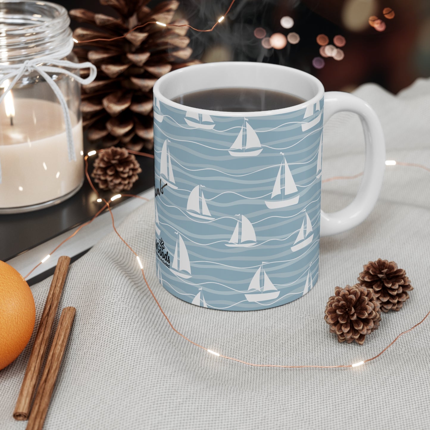 Sea Worthy Mug - Blue Seas