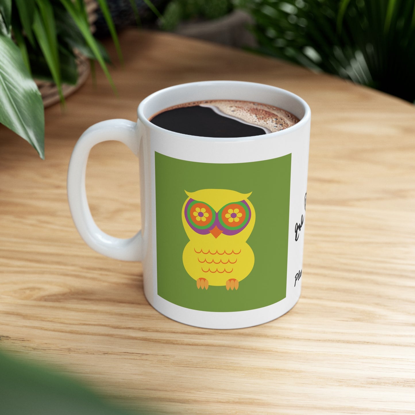 PlumbGoods Owl Mug Yellow