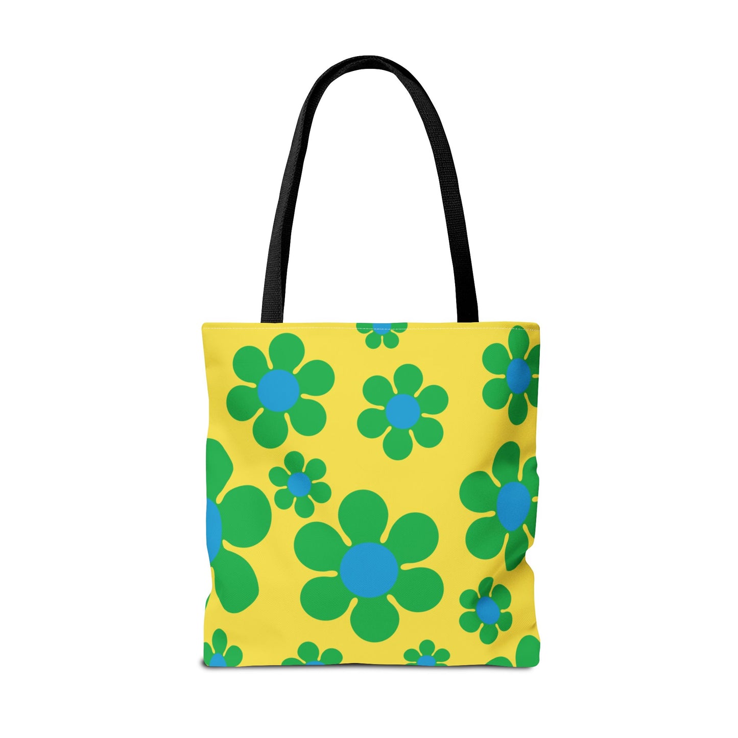 Green Daisies Tote .