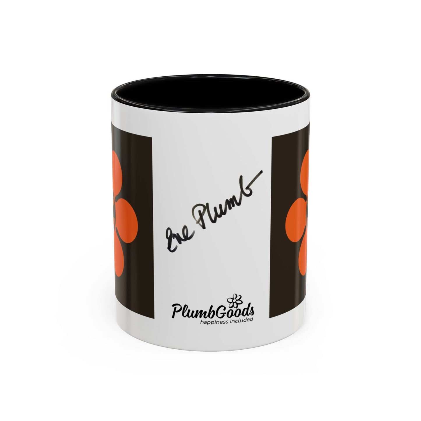 Halloween Black Accent  Scary Daisy Mug