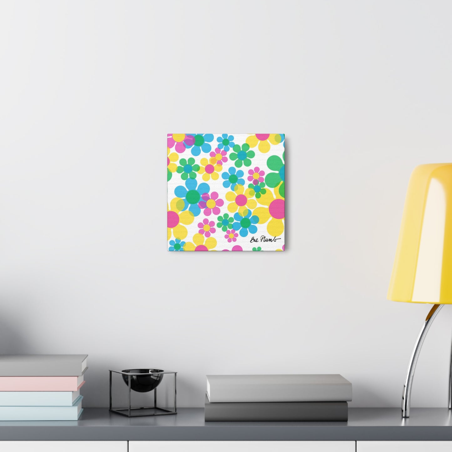 Canvas Gallery Wrap Floating Daises