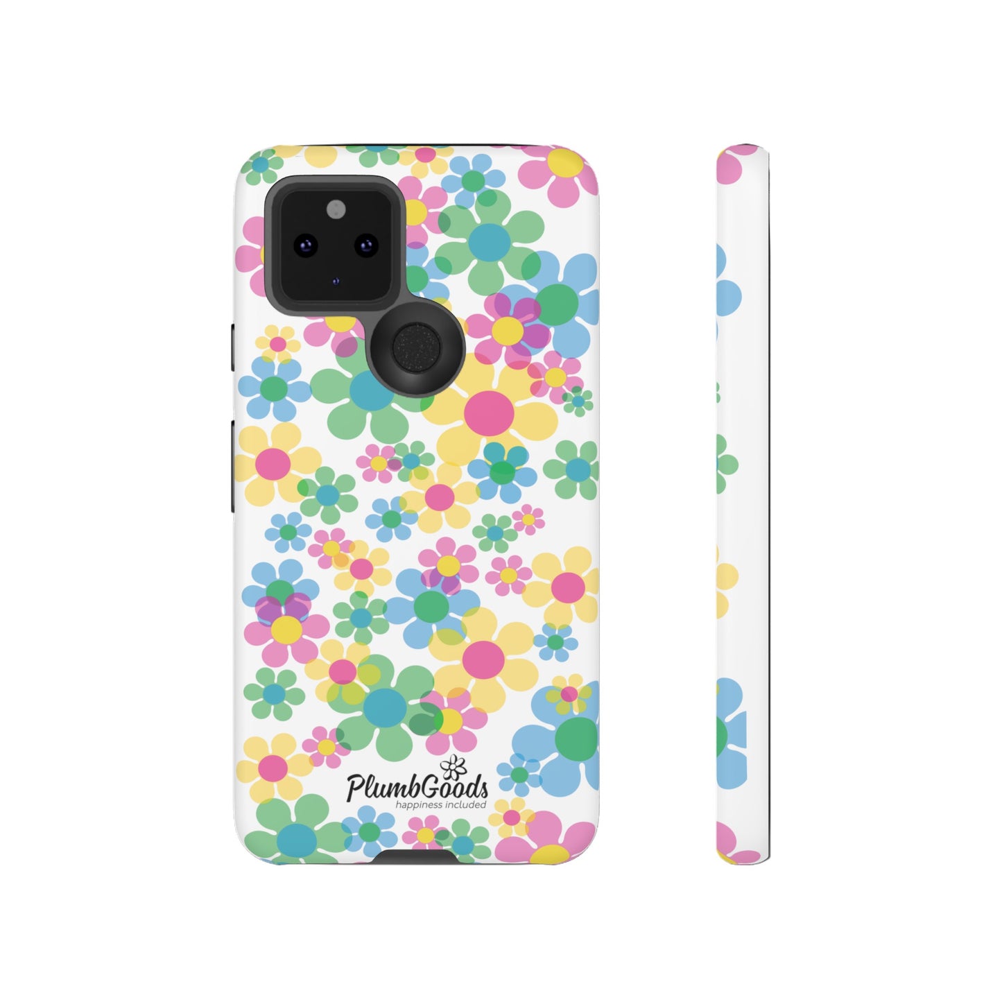 Tough Case for Samsung and Google phones Floating Daisies