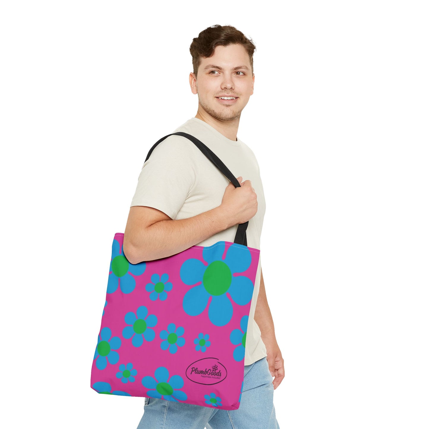 Blue Daisies Tote .
