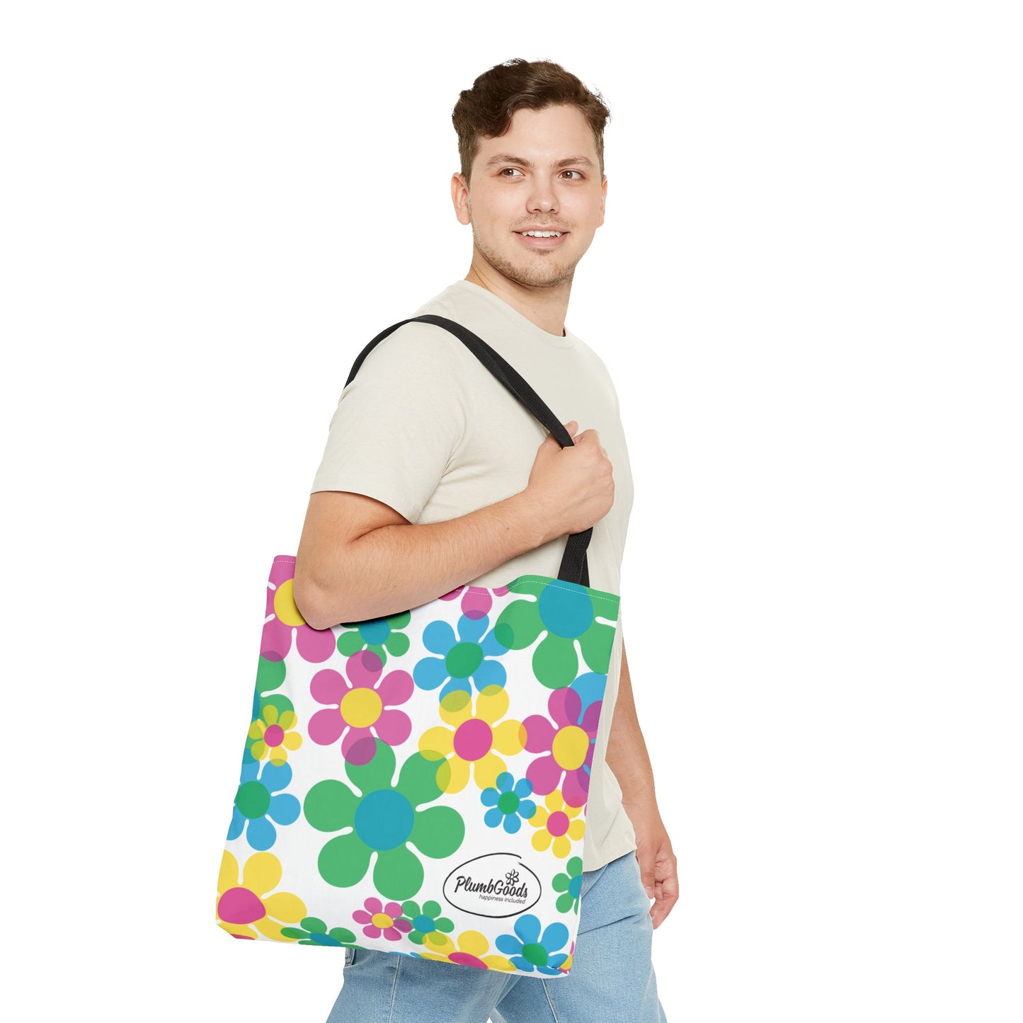 Floating Daisies Tote .