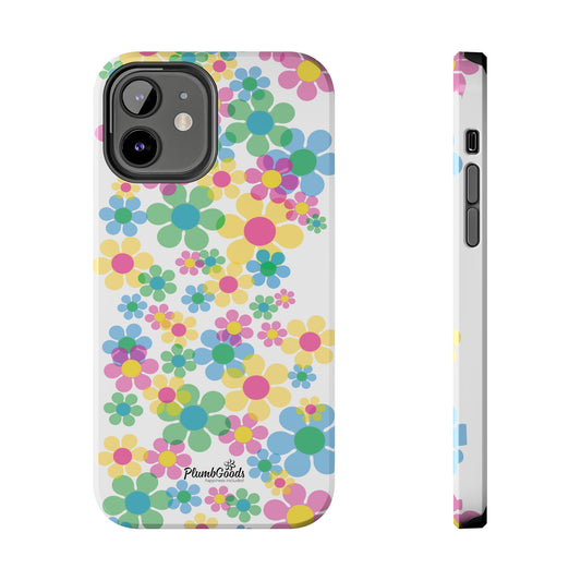 iPhone Tough Mate Floating Daises Phone Case