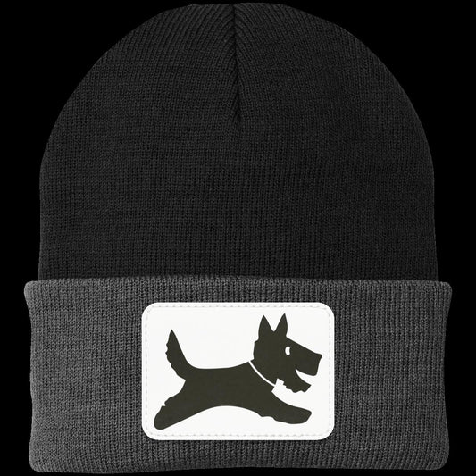 Perky Knit Cap Black & White