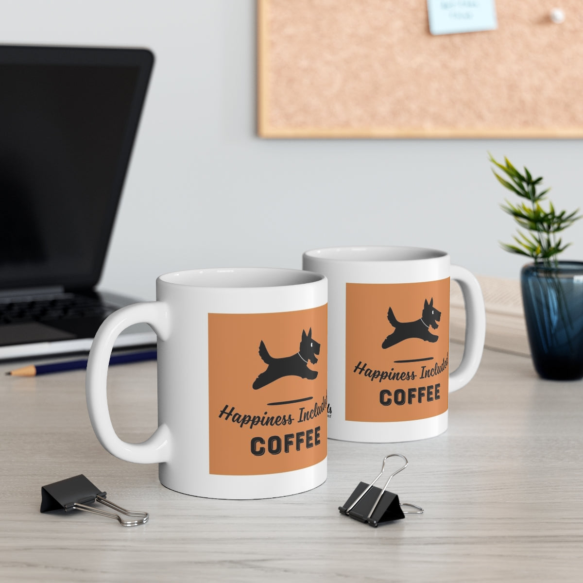Happiness Included Coffee Mug Acorn