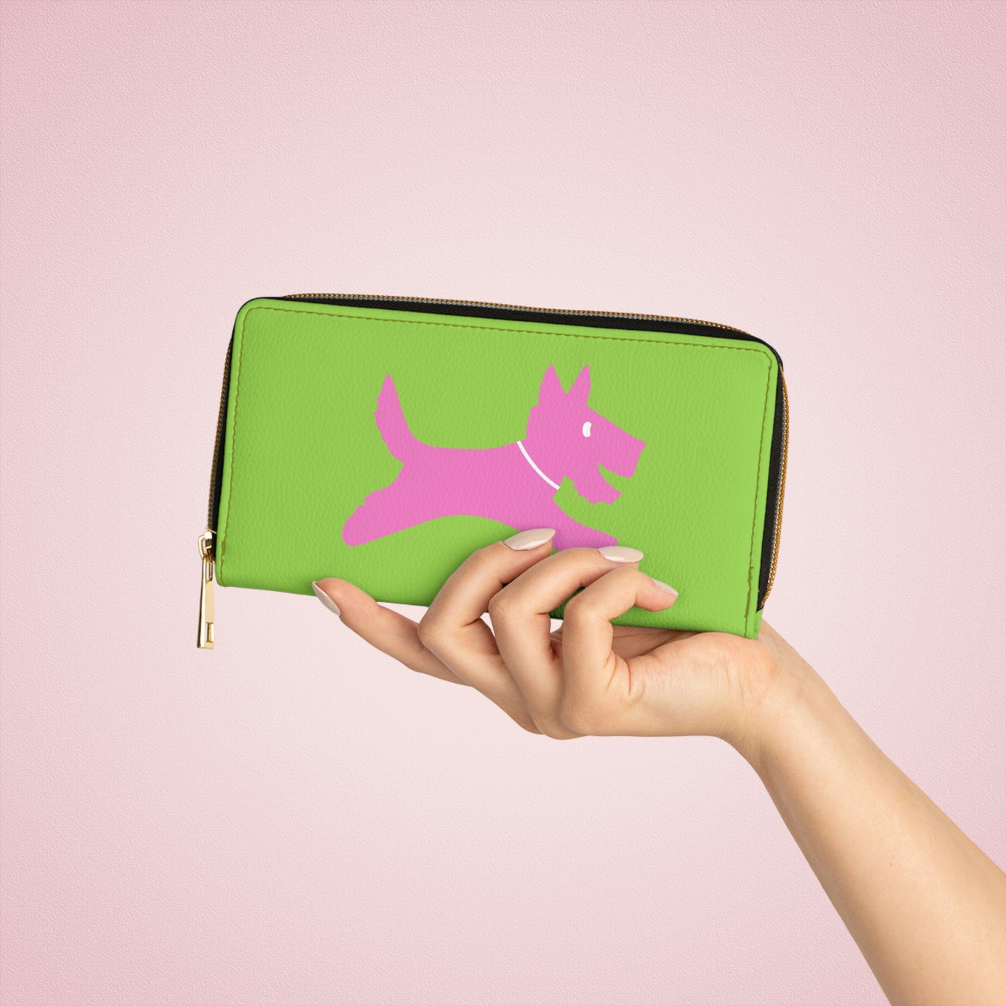 Perky's Zipper Wallet Pink