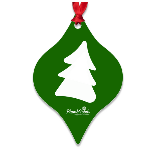 Green Tree Taper Ornament