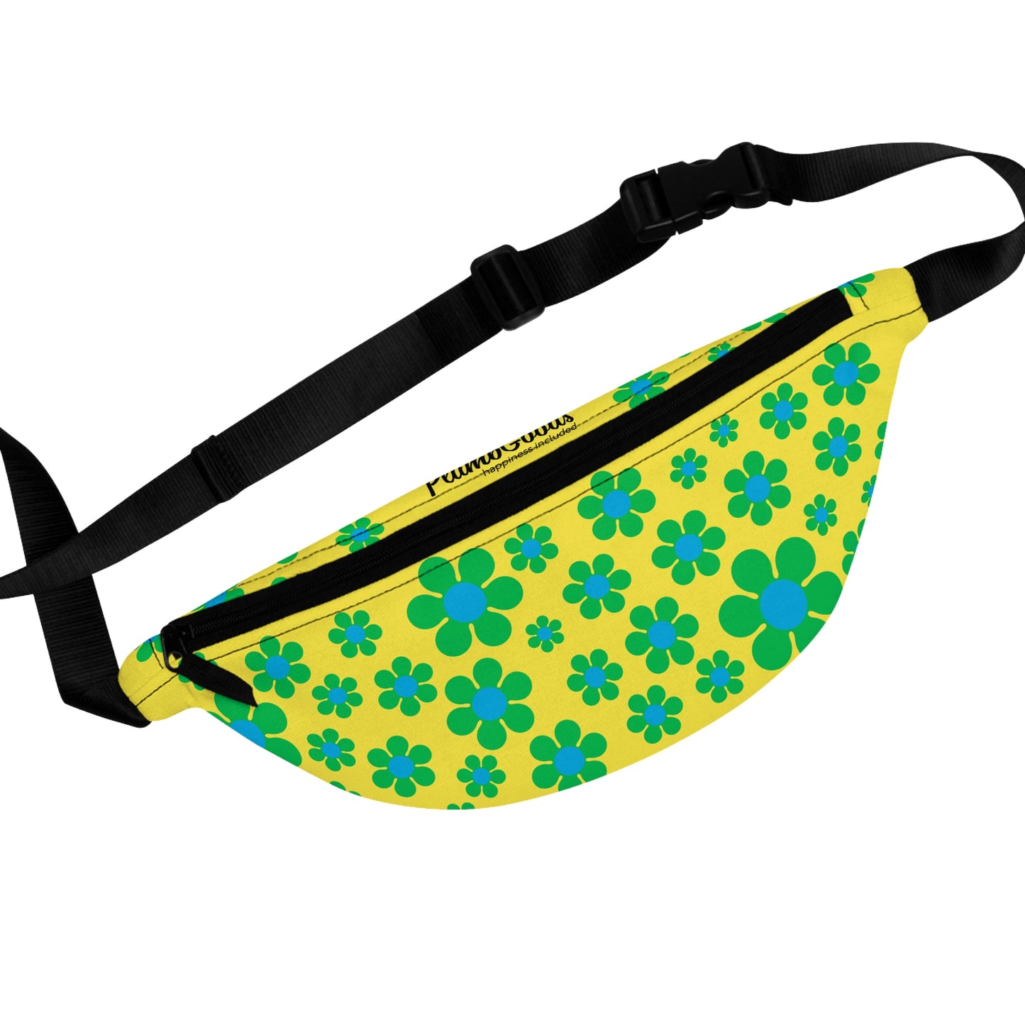 Fanny Pack Green Daises