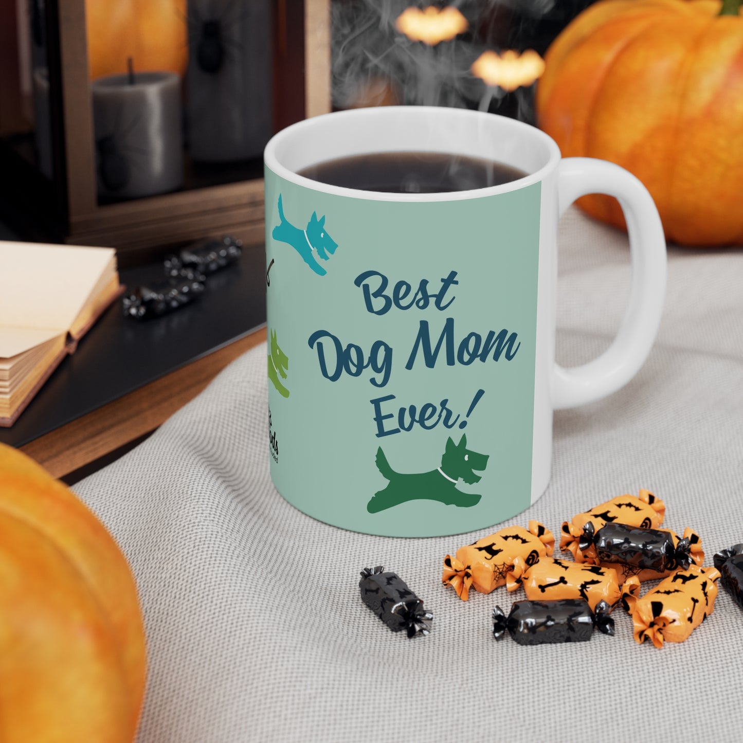 PlumbGoods Best Dog Mom Mug in Green