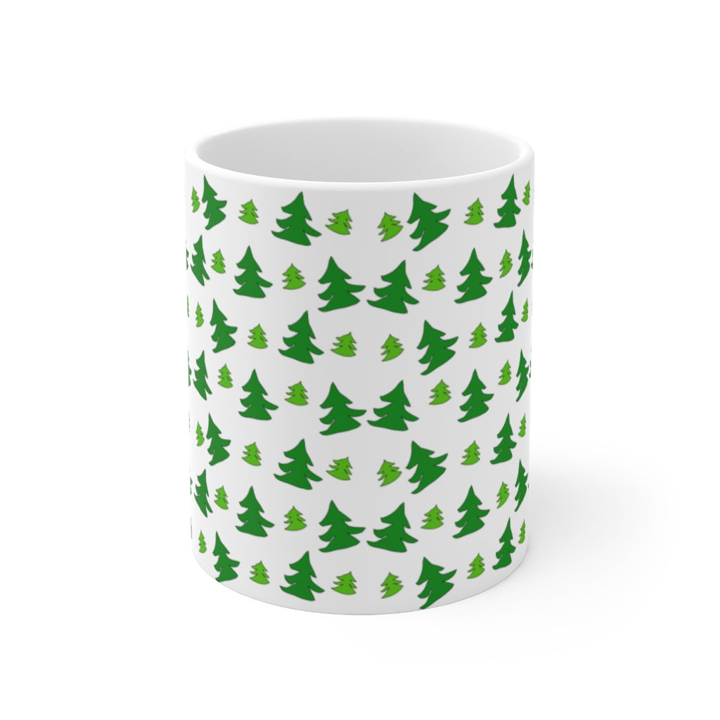 Happy Little Green Trees Mug