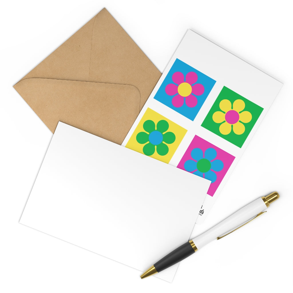 Daisy Postcards with Envelopes
