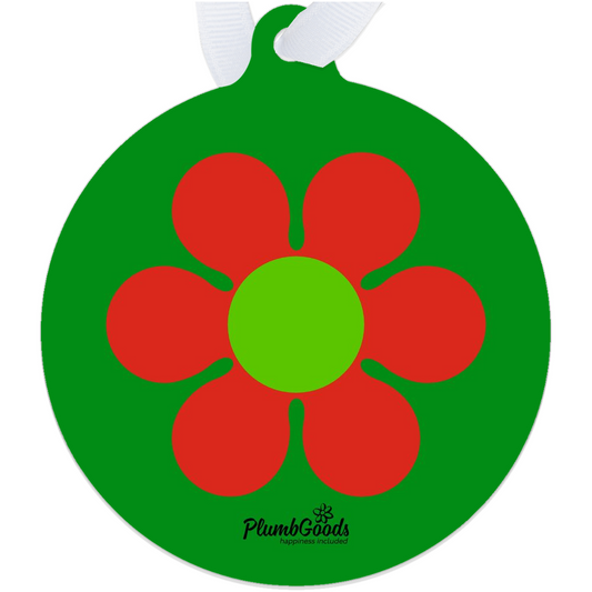 Ornament - Red Daisy