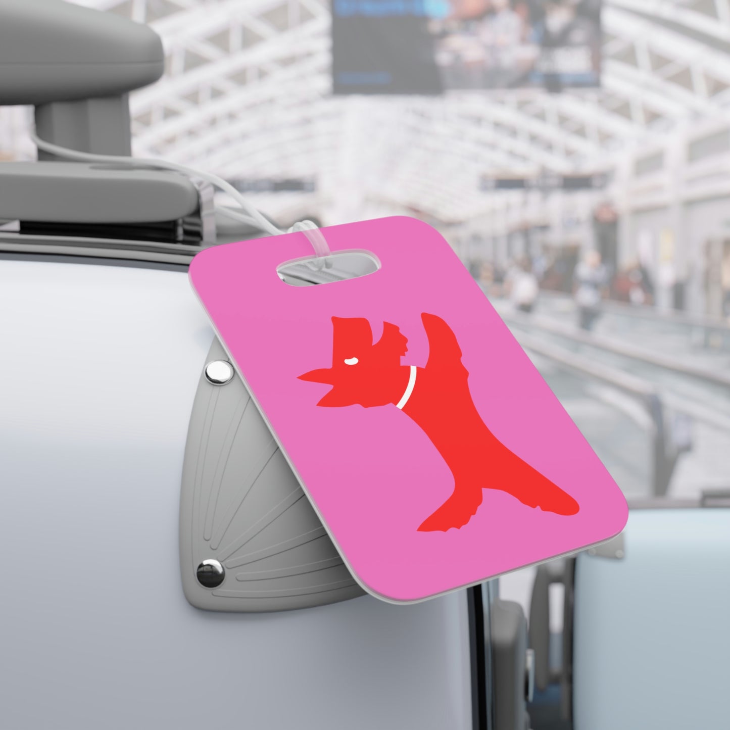 Perky's Bag Tag in Red