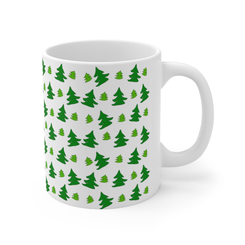 Happy Little Green Trees Mug