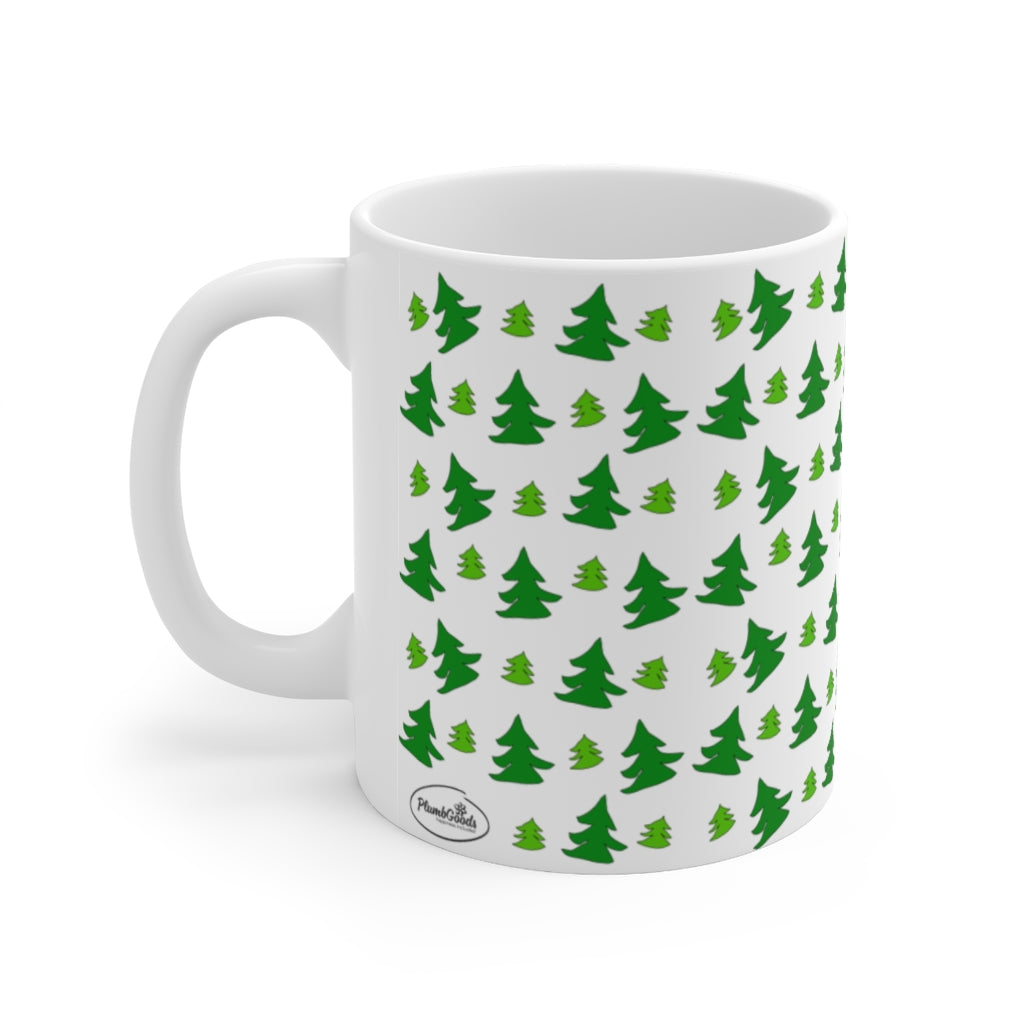 Happy Little Green Trees Mug