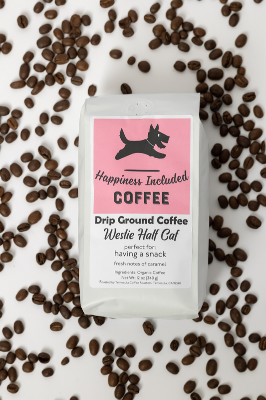 Westie Half Caf - Perfect for having a Snack (Organic Med Roast)