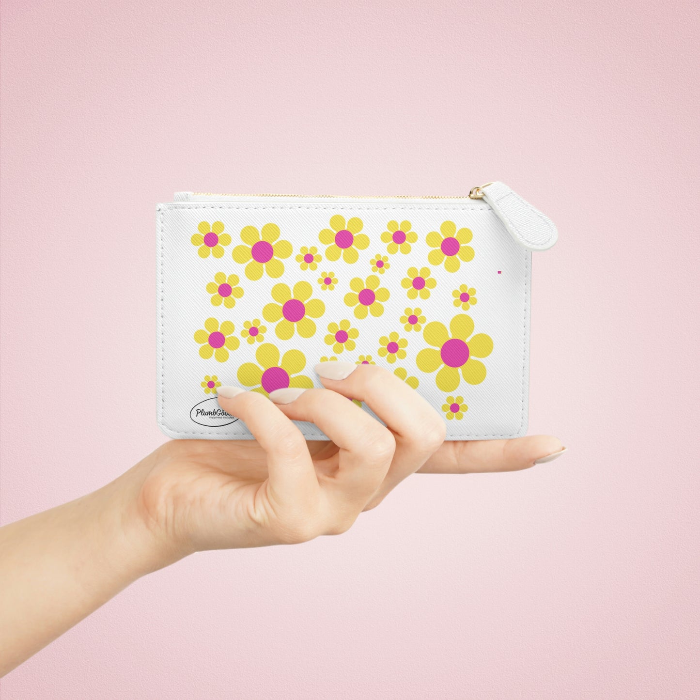 Mini Clutch Yellow Daisy