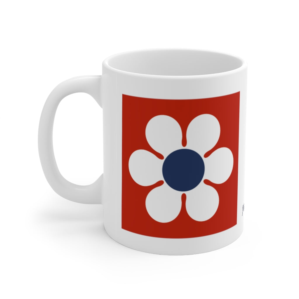 Red, White, and Blue Daisy