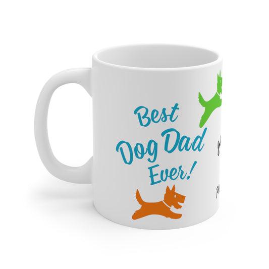 PlumbGoods Best Dog Dad Mug Multi Colored