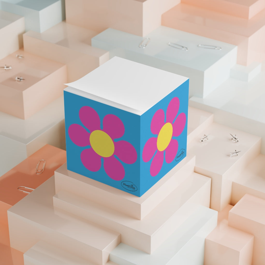 Daisy Note Cube Pink