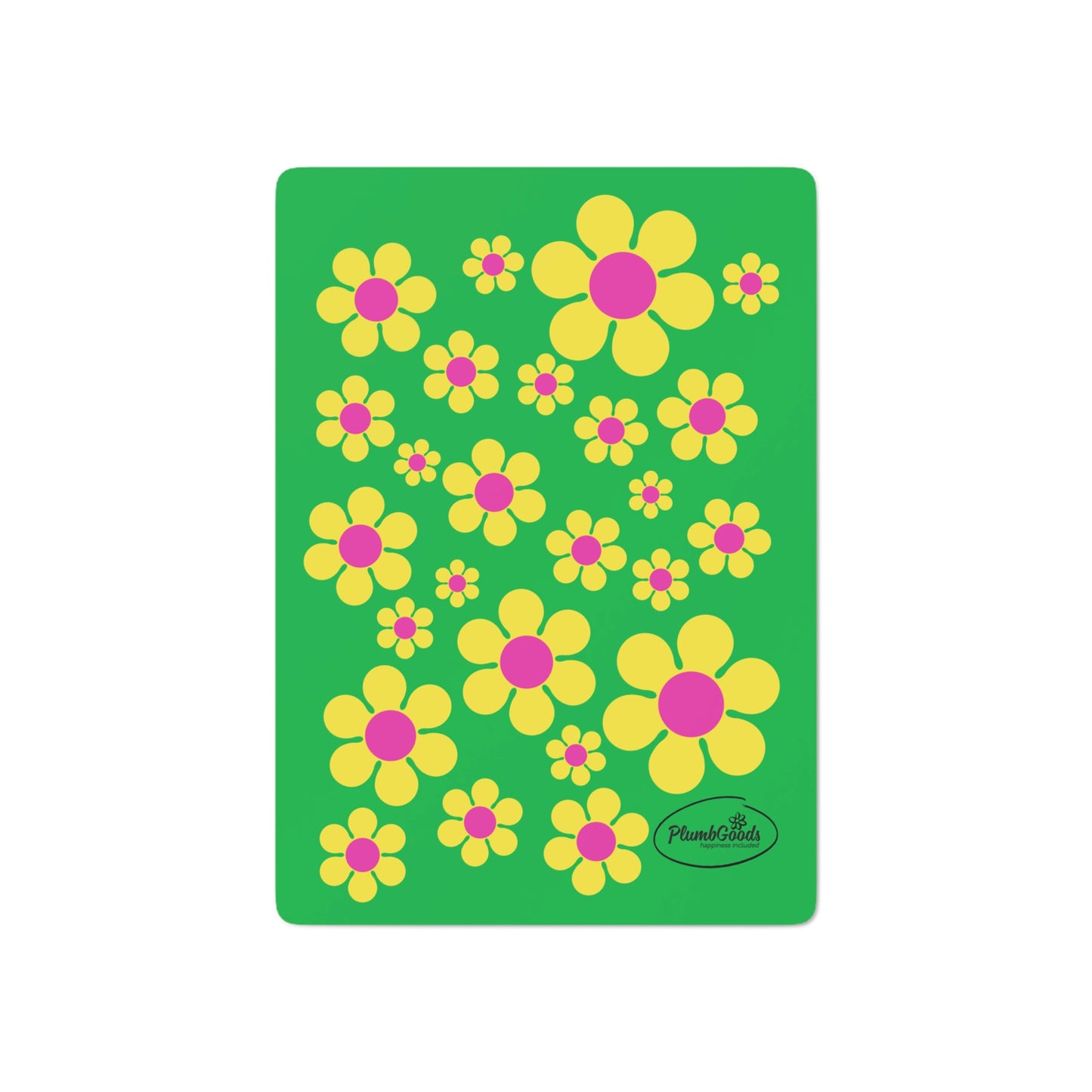 Playing Cards Yellow Daisy