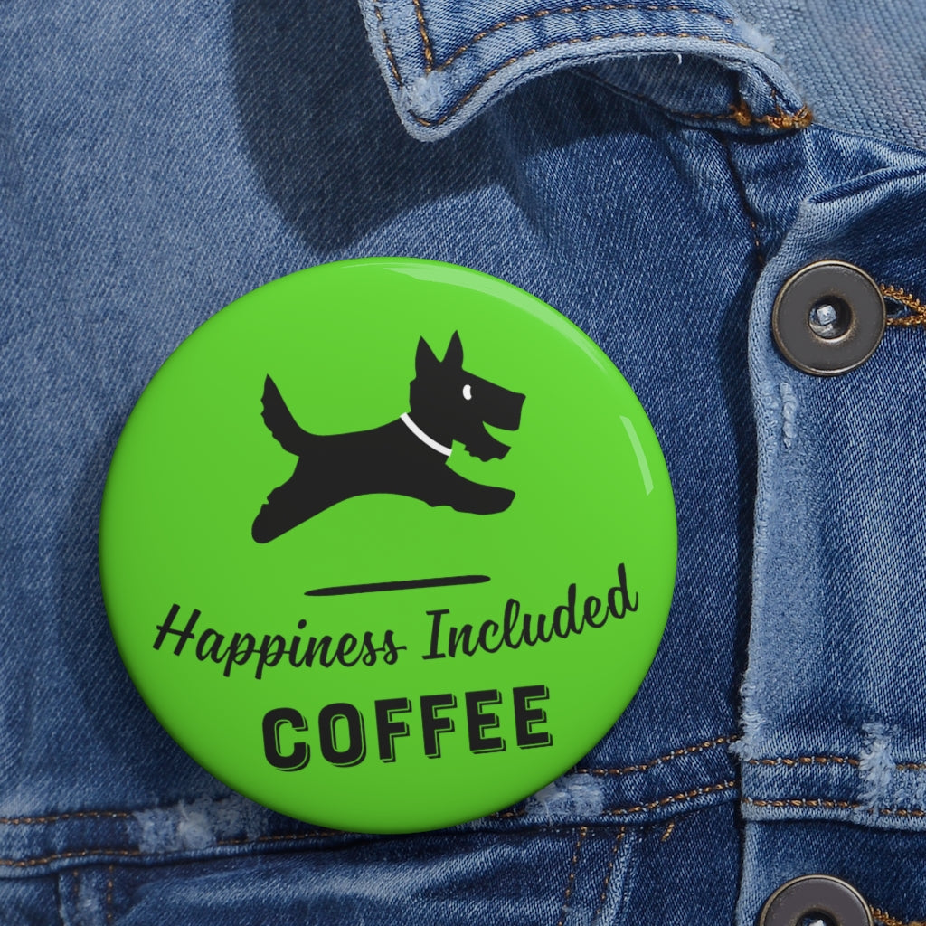 Happiness Included Coffee Pin - Green