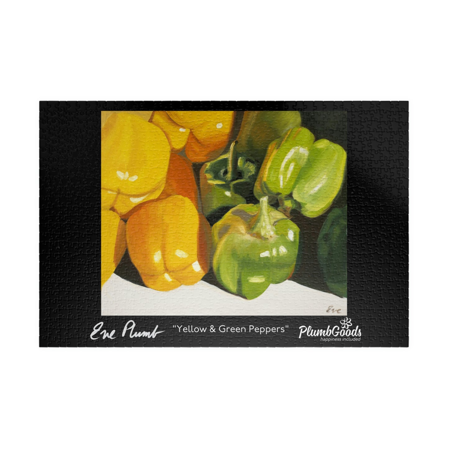 Puzzle - Yellow & Green Peppers (110, 252, 500, 1014-piece)